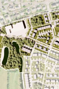 vue aérienne la clementière